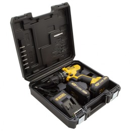 Denzel Дрель-шуруповерт аккумуляторная CDL-IB-14-02, Li-Ion, 14 В, 1.5 А*ч, 2 аккумулятора 26112