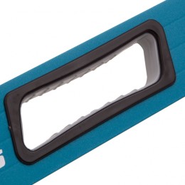 Gross Уровень алюминиевый, 600 мм, усиленный с ударопрочными заглушками, рукоятки, 3 глазка 34326