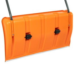 Сибртех Движок для уборки снега пластиковый, 795х435х1280 мм, стальная рукоятка, усиленный// 61669