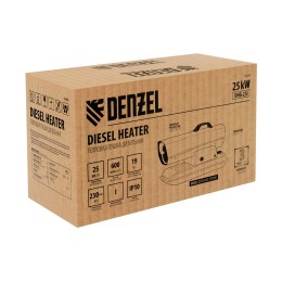 Denzel Дизельная тепловая пушка DHG-25i, 25 кВт, 600 м3/ч, прямой нагрев, термостат 96483