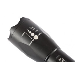 Stern Фонарь, 3 W CREE Led 3 W, зум, 3 режима 100 %-50 %-строб, ремешок, 160 Лм, 200 м, 3 х ААА 90581
