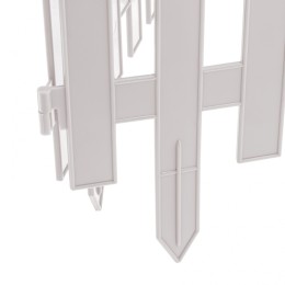 Palisad Забор декоративный Романтика, 28 х 300 см, белый, Россия, 65020