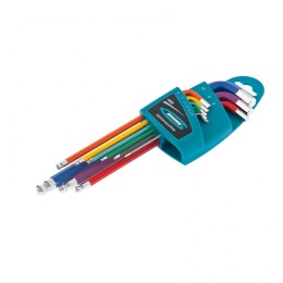 Gross Набор ключей имбусовых HEX, 1.5-10 мм, S2, 9 шт, магнит, экстра-длинные с шаром, хром/краска 16400