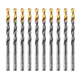 Denzel Сверло по металлу, 5 мм, HSS-Tin, Golden Tip, 10 шт. 717213