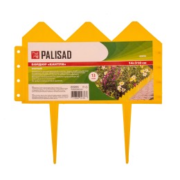 Palisad Бордюр "Кантри", 14 х 310 см, желтый, Россия, 65055