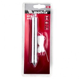 Matrix Отвес цилиндрический, 200 г, шнур 5 м 84886