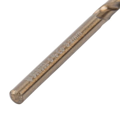 Сверло по металлу, 3,2 мм, HSS Co-8% // Denzel 71408