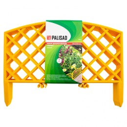 Palisad Забор декоративный Сетка, 24 х 320 см, желтый, Россия, 65001