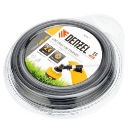 Denzel Леска двухкомпонентная для триммера, круглая, 2.4 мм х 15 м, EXTRA CORD 96180