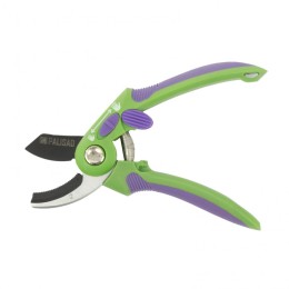 Palisad Секатор с наковальней, 215 мм, регулировка захвата, двухкомпонентные рукоятки, 60486