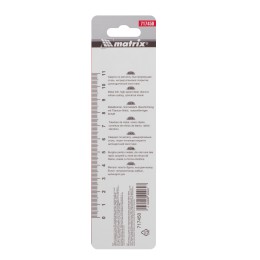 Matrix Сверло по металлу, 4.5 мм, HSS, нитридтитановое покрытие, цилиндрический хвостовик 717450