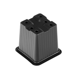 СИБРТЕХ Горшочек для рассады, 70 х 70 х 65 мм, полистирол, 10 шт, Россия 64345