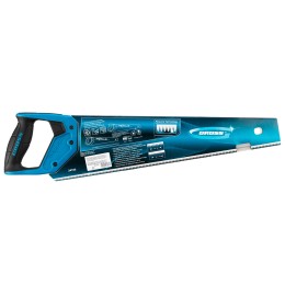 Gross Ножовка по дереву Piranha , 450 мм, 11-12 TPI, зуб-3D, каленый зуб, двухкомпонентная рукоятка 24103