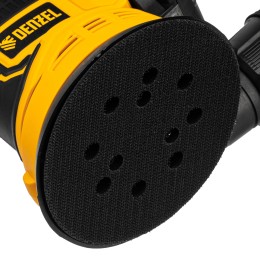 Denzel Машина шлифовальная эксцентриковая аккумуляторная COS-125, 18В Li-Ion 28470