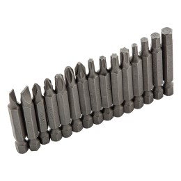 Matrix Набор бит, магнитный адаптер, CrV, пластиковый кейс, 64 шт. 11327