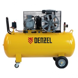 Denzel Компрессор воздушный BCI3000-T/200, ременный привод , 3.0 кВт, 200 литров, 530 л/мин 58119