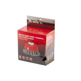 Matrix Щетка для УШМ, 150 мм, М14, "чашка", крученая проволока 0.8 мм 74626