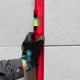 Matrix Уровень алюминиевый, 600 мм, литой, 2 глазка (1 фронтальный), ударная площадка 34907