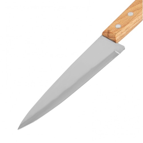 Нож поварской 240 мм, лезвие 130 мм, деревянная рукоятка// Hausman 79158