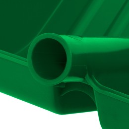 Сибртех Лопата для уборки снега пластиковая, зеленая, 420 х 425 мм, без черенка, Россия, 61619