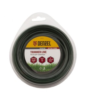 Denzel Леска для триммера, двухкомпонентная круглая 2.65 мм, 15 м Extra cord 96128