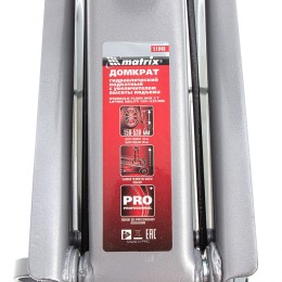 Matrix Домкрат гидравлический подкатной, 3 т, высота подъема 150-530 мм 51040