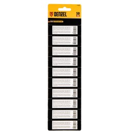 Denzel Бита PH2х50, сталь легированная S2, 10 шт., Е 6,3, шестигранный профиль, отрывная упаковка 11683