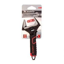 Matrix Ключ разводной, тонкие губки, фосфатированный, двухкомпонентная рукоятка, 150 мм, PRO 15576