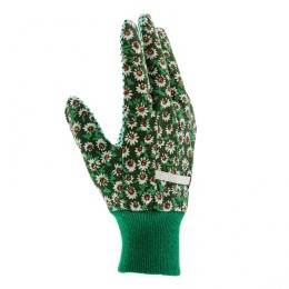 Palisad Перчатки садовые х/б ткань с ПВХ точкой, манжет, S 67761