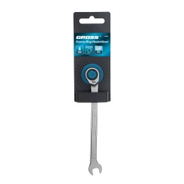 Gross Ключ комбинированный трещоточный, 8 мм, количество зубьев 100 14846