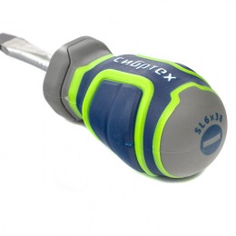 Сибртех Отвертка SL6 х 38 мм, CrV, четырехкомпонентная рукоятка 12260