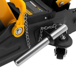 Denzel Домкрат гидравлический подкатной с фиксатором, 2 т, 130-330 мм, в кейсе 51154