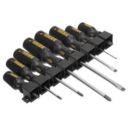 Denzel Набор отверток, 8 пр., CrV, трехкомпонентная рукоятка 12213