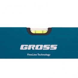 Gross Уровень алюминиевый, 1000 мм, усиленный с ударопрочными заглушками, рукоятки, 3 глазка 34330