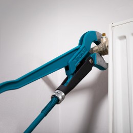 Gross Ключ трубный рычажный 1.5, №2, цельнокованый, CrV, тип "S" 15613