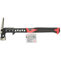 Matrix Молоток строительный, 450 г, цельнокованый, боек с магнитом, двухкомпонентная обрезиненная рукоятка Pro10467