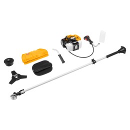 Denzel Триммер бензиновый DTS-52, 52 см3, неразъемная штанга, состоит из 2 частей 962155