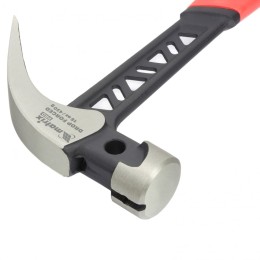 Matrix Молоток-гвоздодер, 450 г, цельнокованый, боек с магнитом, двухкомпонентная обрезиненная рукоятка Pro10465