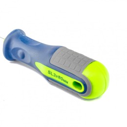 Сибртех Отвертка, SL3 х 80 мм, CrV, трехкомпонентная рукоятка 11809