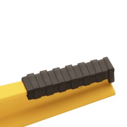 Denzel Уровень литой, 600 мм, 2 глазка, ударные площадки 34935