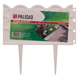 Palisad Бордюр "Прованс", 14 х 310 см, белый, Россия, 65067