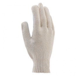 Сибртех Перчатки х/б, ПВХ покрытие, "Точка", 7 класс Россия 67703