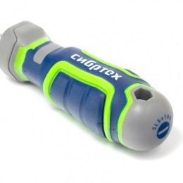 Сибртех Отвертка SL5 х 100 мм, CrV, четырехкомпонентная рукоятка 12264