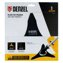 Denzel Диск для триммера, 250 х 25,4 3 лезвия 96377