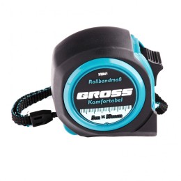 Gross Рулетка Komfortabel 5 м х 19 мм,обрезиненный корпус 32561