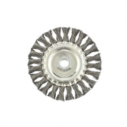 Matrix Щетка для УШМ 125 мм, М14, плоская, крученая проволока 0.35 мм 74633