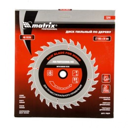Matrix Пильный диск по дереву, 255 х 32 мм, 48 зубьев, кольцо 30/32 Professional73241