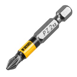 Denzel Бита PZ2х50, сталь легированная S2, 10 шт., круглый профиль, отрывная упаковка, , Е 6,3 11680