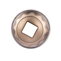 Matrix Головка торцевая, 30 мм, двенадцатигранная, CrV, под квадрат 1/2, хромированная 13697