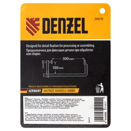 Denzel Струбцина F-образная, 100x300мм, кованая 20470